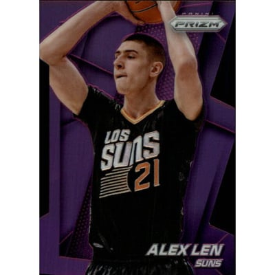 2014-15 Panini Prizm Prizms Purple Die Cut #27 Alex Len