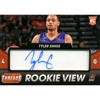 2014-15 Panini Threads Rookie View Autographs #15 Tyler Ennis
