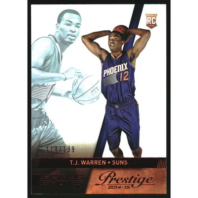 2014-15 Prestige Premium Bonus Shots Red #173 T.J. Warren