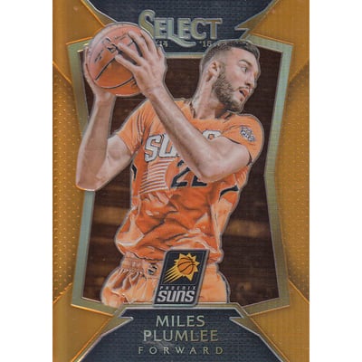 2014-15 Select Concourse Prizms Orange #27 Miles Plumlee