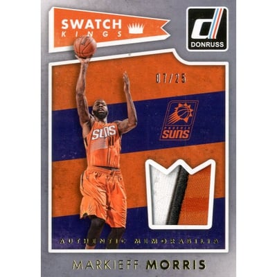 2015-16 Donruss Swatch Kings Prime #13 Markieff Morris/25