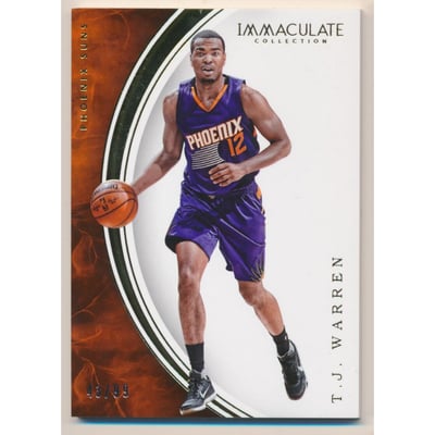 2015-16 Immaculate Collection #81 T.J. Warren