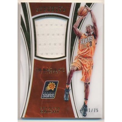 2015-16 Immaculate Collection Standard Materials #STBKN Brandon Knight/75
