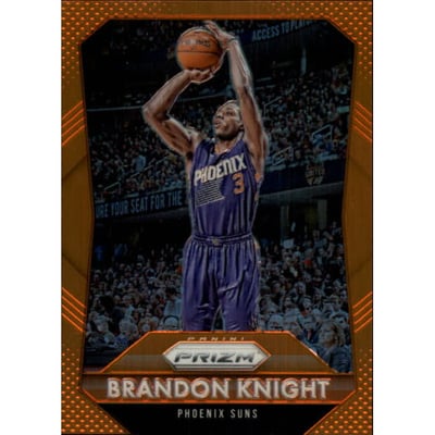 2015-16 Panini Prizm Prizms Orange #89 Brandon Knight
