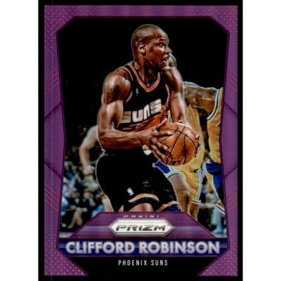 2015-16 Panini Prizm Prizms Purple #292 Clifford Robinson