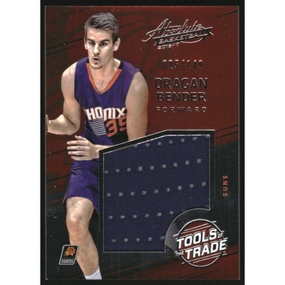2016-17 Absolute Memorabilia Tools of the Trade Rookie Materials Jumbo #7 Dragan Bender