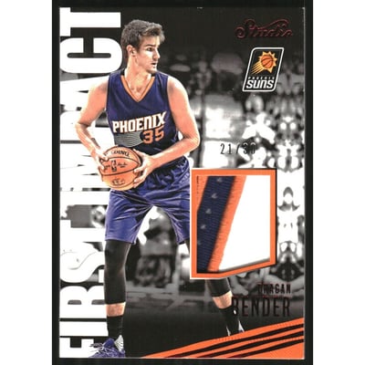 2016-17 Studio First Impact Memorabilia Magenta #3 Dragan Bender/30