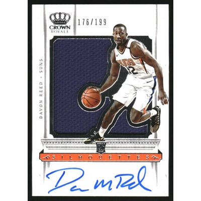 2017-18 Crown Royale #240 Davon Reed JSY AU RC