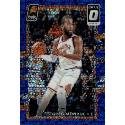 2017-18 Donruss Optic Fast Break Blue #82 Greg Monroe