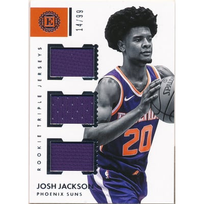 2017-18 Panini Encased Rookie Triple Jerseys #21 Josh Jackson/99