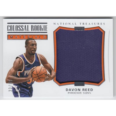 2017-18 Panini National Treasures Colossal Rookie Materials #29 Davon Reed
