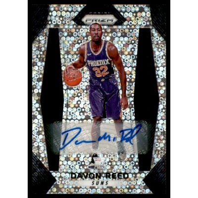 2017-18 Panini Prizm Autographs Fast Break #68 Davon Reed