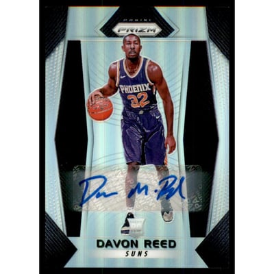 2017-18 Panini Prizm Autographs #68 Davon Reed