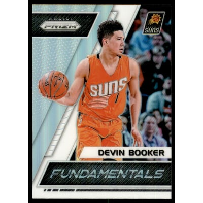 2017-18 Panini Prizm Fundamentals Prizms Silver #14 Devin Booker
