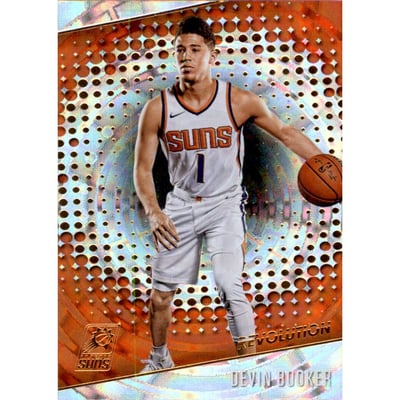 2017-18 Panini Revolution Fractal #12 Devin Booker