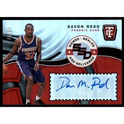 2017-18 Totally Certified Signed Sealed and Delivered #46 Davon Reed/99