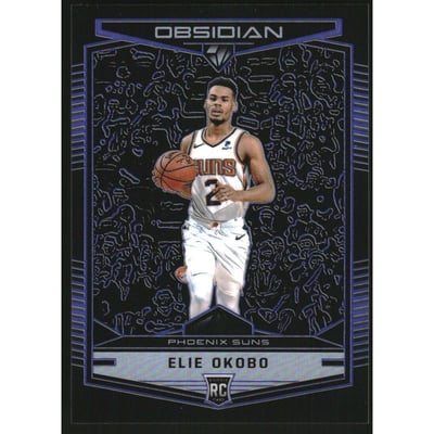 2018-19 Panini Obsidian Electric Etch Purple #84 Elie Okobo