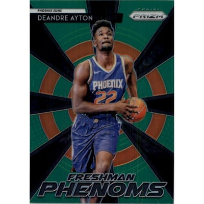 2018-19 Panini Prizm Freshman Phenoms Prizms Green #25 Deandre Ayton