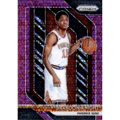 2018-19 Panini Prizm Prizms Fast Break Purple #1 Brandon Knight