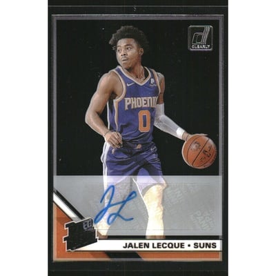 2019-20 Clearly Donruss Rated Rookie Autographs #32 Jalen Lecque