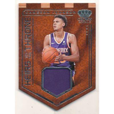 2019-20 Crown Royale Heirs to the Throne Materials #28 Cameron Johnson