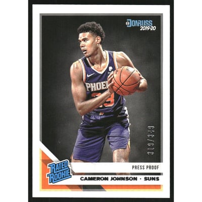 2019-20 Donruss Press Proof Silver #210 Cameron Johnson RR