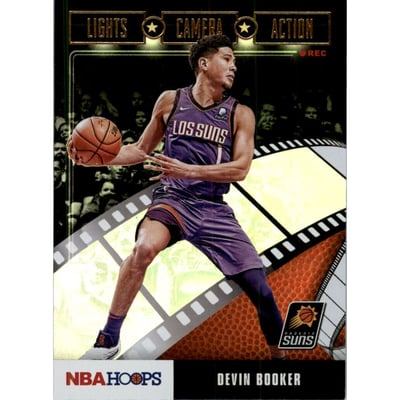 2019-20 Hoops Lights Camera Action Holo #25 Devin Booker