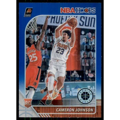 2019-20 Hoops Premium Stock Prizms Blue #208 Cameron Johnson