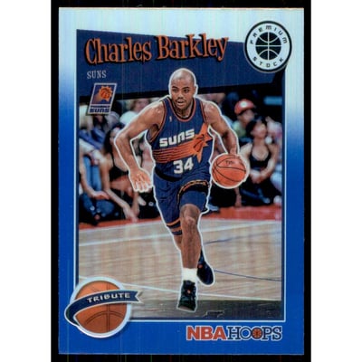 2019-20 Hoops Premium Stock Prizms Blue #281 Charles Barkley