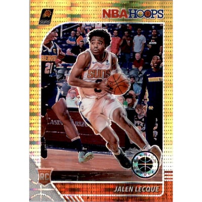 2019-20 Hoops Premium Stock Prizms Gold Pulsar #254 Jalen Lecque