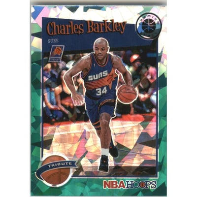 2019-20 Hoops Premium Stock Prizms Green Cracked Ice #281 Charles Barkley