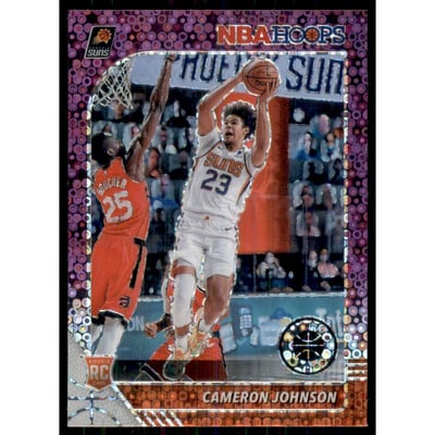 2019-20 Hoops Premium Stock Prizms Purple Disco #208 Cameron Johnson