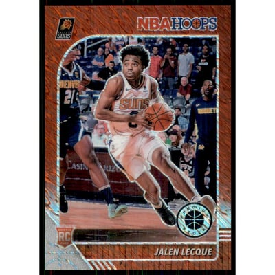 2019-20 Hoops Premium Stock Prizms Red Shimmer #254 Jalen Lecque