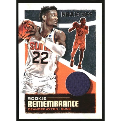 2019-20 Hoops Rookie Remembrance Jerseys #45 Deandre Ayton