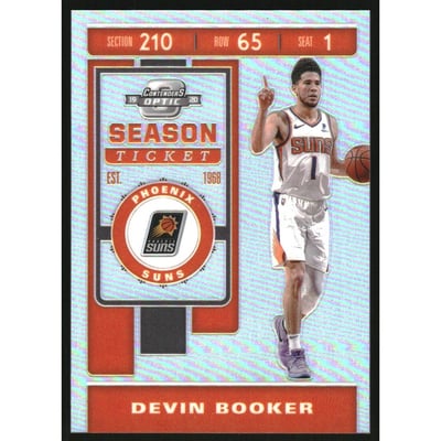 2019-20 Panini Contenders Optic Silver #23 Devin Booker