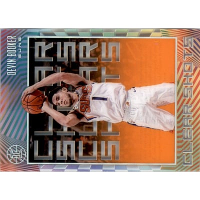 2019-20 Panini Illusions Clear Shots Orange #8 Devin Booker