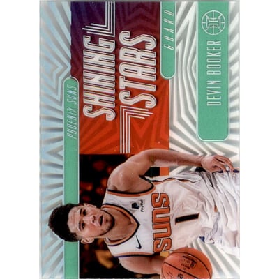 2019-20 Panini Illusions Shining Stars Emerald #16 Devin Booker
