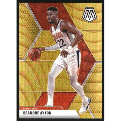 2019-20 Panini Mosaic Mosaic Gold Wave #138 Deandre Ayton