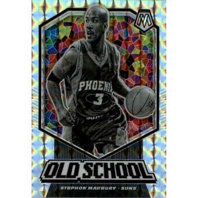 2019-20 Panini Mosaic Old School Mosaic #9 Stephon Marbury