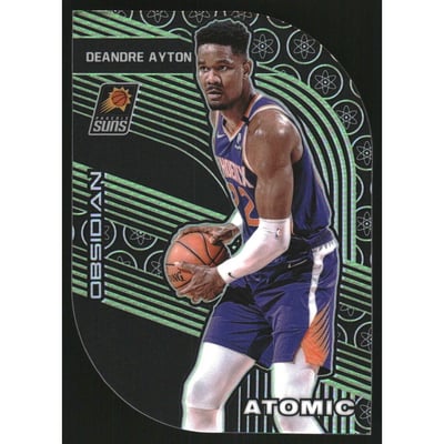 2019-20 Panini Obsidian Atomic Electric Etch Green #18 Deandre Ayton
