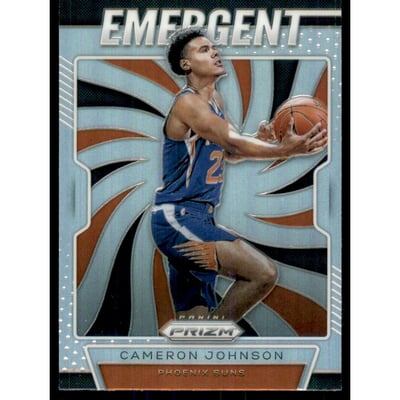 2019-20 Panini Prizm Emergent Prizms Silver #13 Cameron Johnson