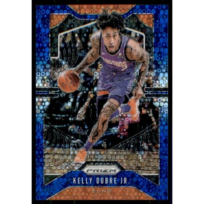 2019-20 Panini Prizm Prizms Fast Break Blue #108 Kelly Oubre Jr.