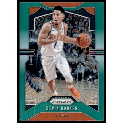 2019-20 Panini Prizm Prizms Green #67 Devin Booker
