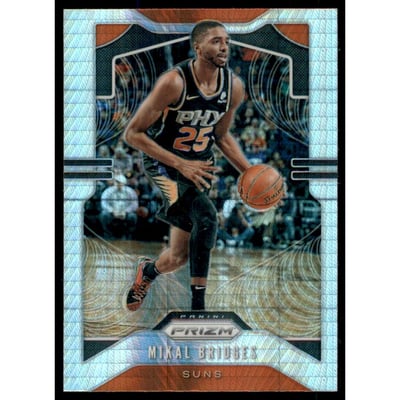 2019-20 Panini Prizm Prizms Hyper #99 Mikal Bridges