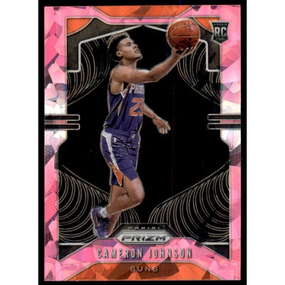 2019-20 Panini Prizm Prizms Pink Ice #257 Cameron Johnson