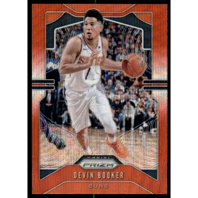 2019-20 Panini Prizm Prizms Ruby Wave #67 Devin Booker