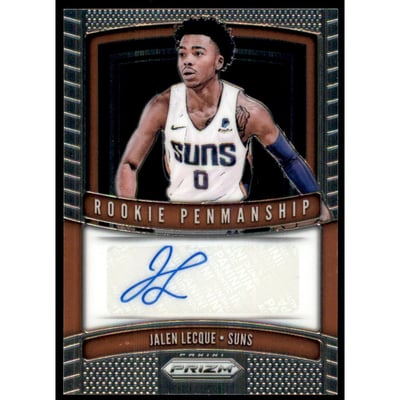 2019-20 Panini Prizm Rookie Penmanship #9 Jalen Lecque