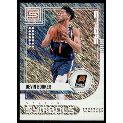 2019-20 Panini Status Status Symbols Blue #9 Devin Booker