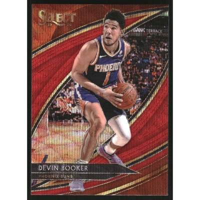 2019-20 Select Prizms Red Wave #284 Devin Booker