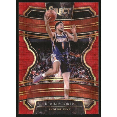 2019-20 Select Prizms Red Wave #70 Devin Booker